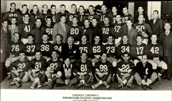 1948 Western Division Champion Chicago Cardinals